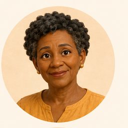 Eine Frau als Gesicht des Teilumzugs